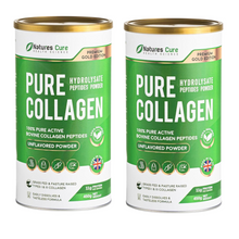Load image into Gallery viewer, Natures Cure Collagen Powder ( 2X 450gr Cans )