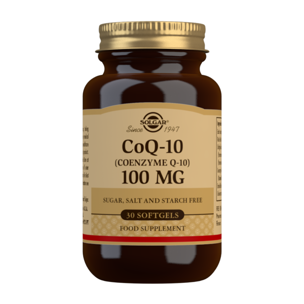 Solgar CoQ-10 (Coenzyme Q-10) 100 mg Softgels - Pack of 30